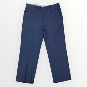 FootJoy Golf Performance Stretch Mens Pleated Navy Pants Athletic Casual Pant